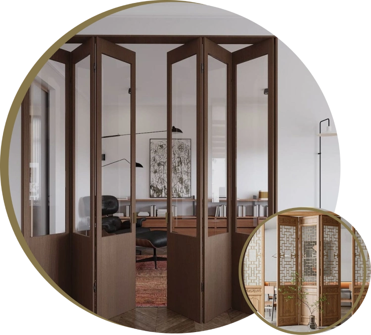 sliding folding partition Dubai