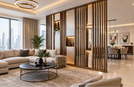 Living Room Partition Dubai